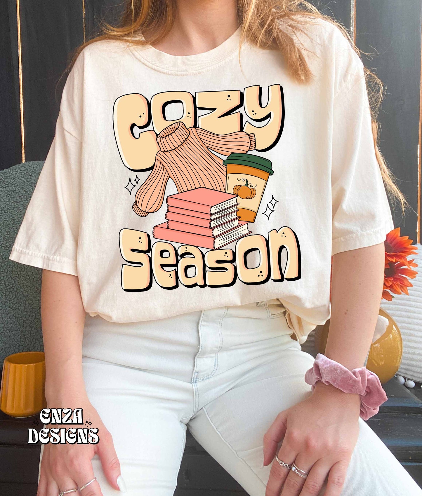 Cozy Season Png, Sweater Weather Png, Trendy Fall Png Design For Sublimation Dtf UVDtf, Autumn Png Designs For Shirts