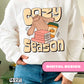 Cozy Season Png, Sweater Weather Png, Trendy Fall Png Design For Sublimation Dtf UVDtf, Autumn Png Designs For Shirts