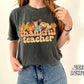 Thankful Teacher Png, Thanksgiving Teacher Design Fall Teacher Png Design For Sublimation Dtf UVDtf, Trendy Teacher Autumn Png Designs For Shirts