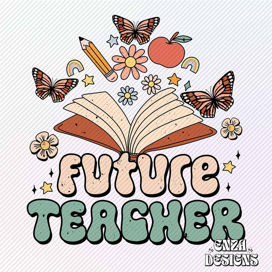 Future Teacher Png, Retro Teacher Png, Boho Teacher Clipart, Teacher Sublimation, Teacher Life Png, Trendy Teacher Png, Teacher Shirt Design