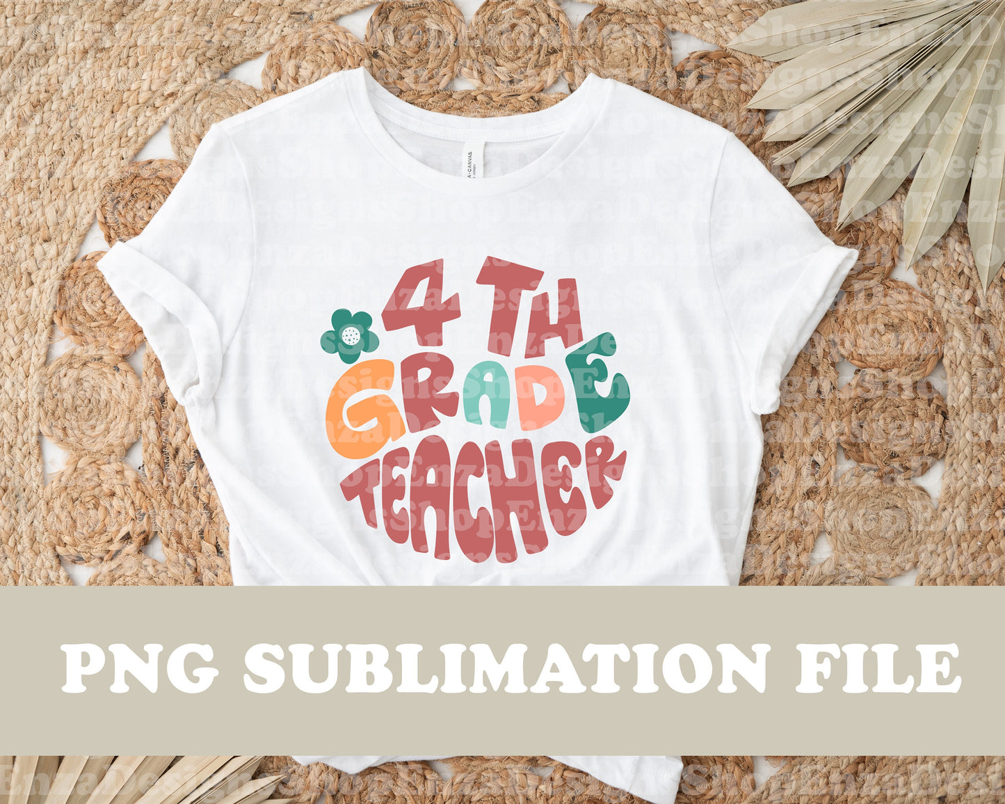 Fourth Grade Teacher PNG, 4th Grade Teacher Sublimation Design, Teacher Shirt Design, Teacher PNG Download, New Teacher Shirt Design