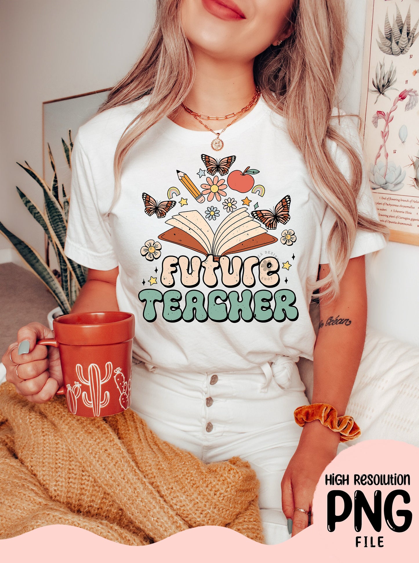 Future Teacher Png, Retro Teacher Png, Boho Teacher Clipart, Teacher Sublimation, Teacher Life Png, Trendy Teacher Png, Teacher Shirt Design