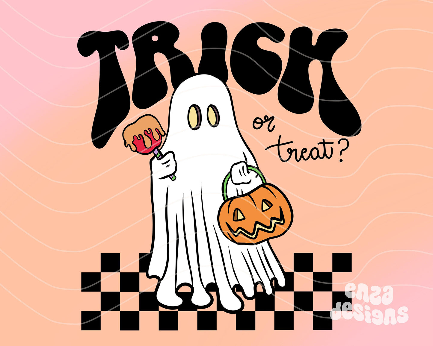 Ghost Sublimation Png, Retro Halloween Shirt Ghost Designs, Halloween Pngs, Trick or Treat Png, Cute Pumpkin Png, Cute Ghost Png, Spooky Png